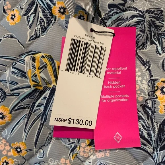 Vera Bradley Tote/NWT - Picture 3 of 9